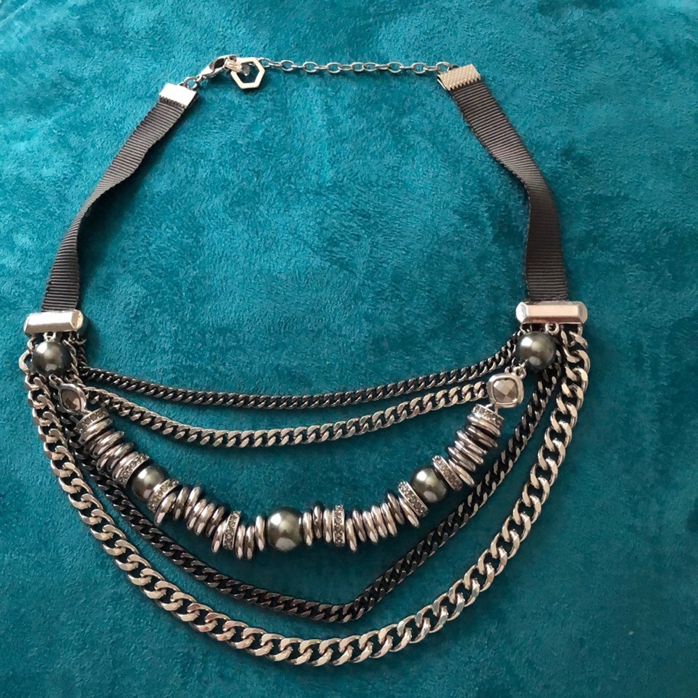 Multi metal necklace